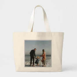 Bolsa Tote Grande Foto de Cheio Personalizada Enquadrada