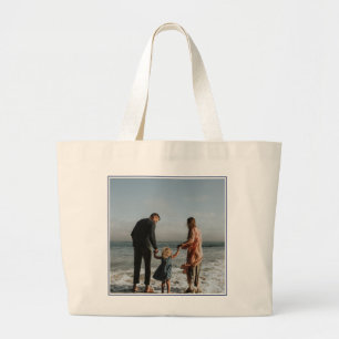 Bolsa Tote Grande Foto de Cheio Personalizada Enquadrada