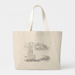 Bolsa Tote Grande Foulis Castle Scotland Tote Bag