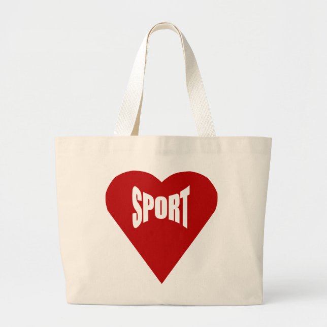 Bolsa Tote Grande Fourre tout Jumbo  naturel  AMOUR  SPORT  (Frente)
