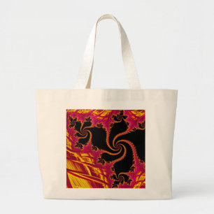 Bolsa Tote Grande Fractal extravagante