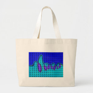 Bolsa Tote Grande Francês com toque africano