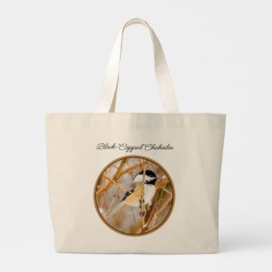Bolsa Tote Grande Frango de Capa Negra em Foto Original de inverno