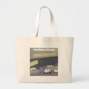 Bolsa Tote Grande Frango Engraçado de Criação Solta Rick London