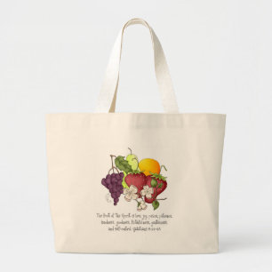 Bolsa Tote Grande Fruta do Espírito