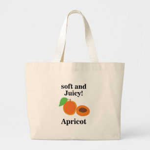 Bolsa Tote Grande Fruta Suculenta Damasco