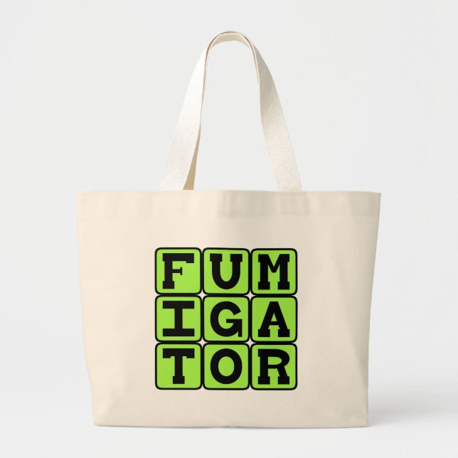 Bolsa Tote Grande Fumigador, Mata Moscas (Frente)