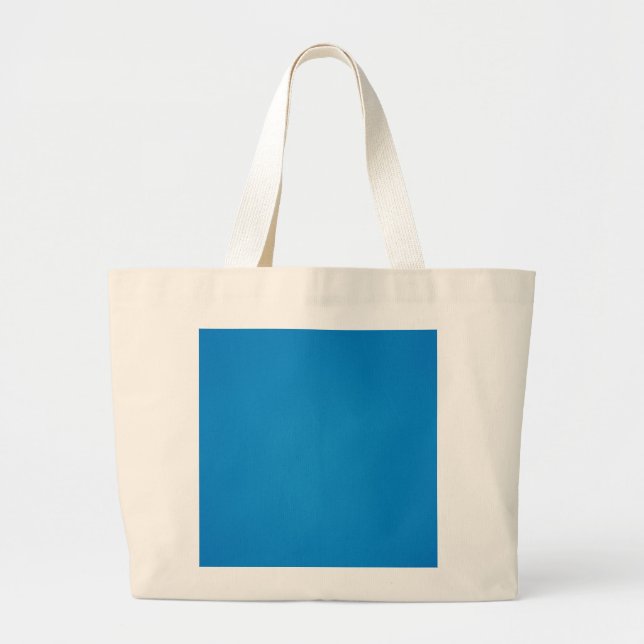 Bolsa Tote Grande Fundo Azul Cinza Brilhante (Frente)