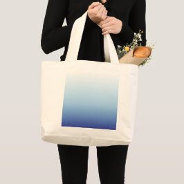 Bolsa Tote Grande Fundo Gradiente Azul Mínimo