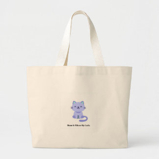 Bolsa Tote Grande Funny Cat Lover Tote Bags – Cute Gift for Cat Moms