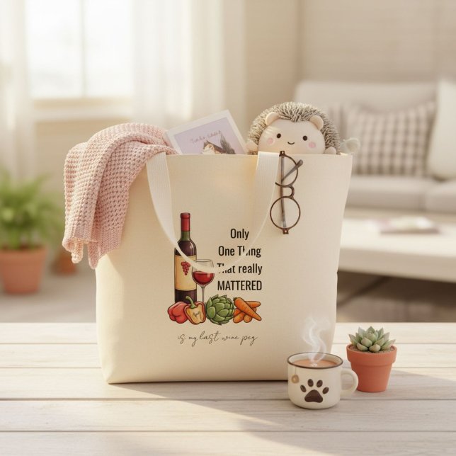 Bolsa Tote Grande Funny sarcasm witty humor tote bag (Criador carregado)