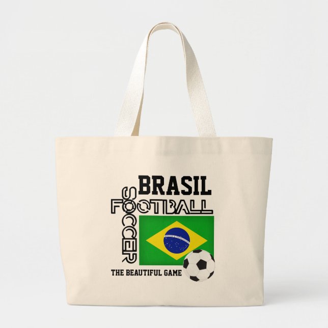 Bolsa Tote Grande Futebol BRASIL (Frente)