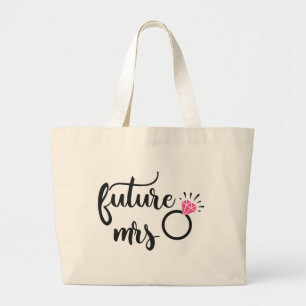 Bolsa Tote Grande Futura Sra., Noiva A Ser, Noivado Bridal
