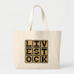 Bolsa Tote Grande Gado, Bovinos