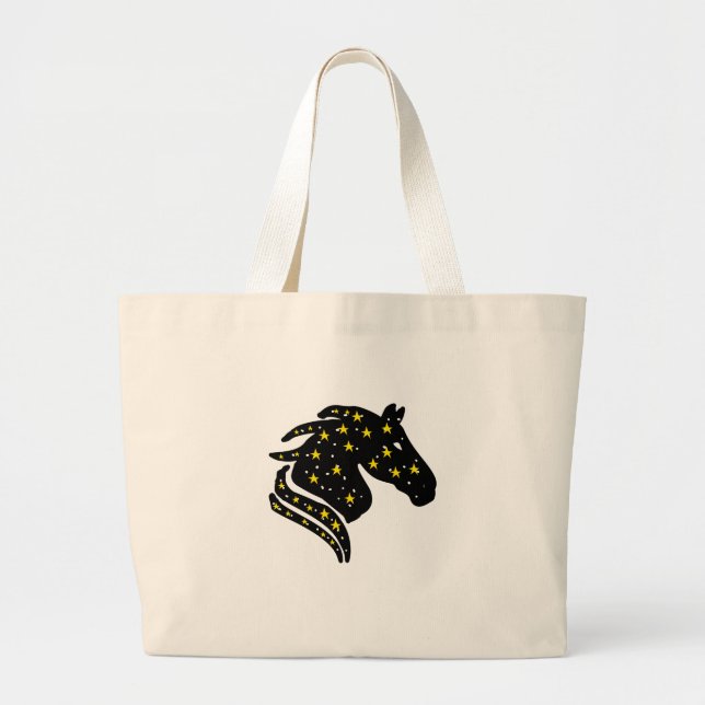Bolsa Tote Grande Galaxy Horse Symbol Bag (Frente)