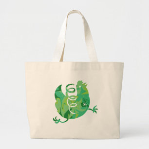 Bolsa Tote Grande galinha de primavera