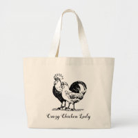 Galinha Louca Lady Tote Bag