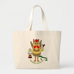 Bolsa Tote Grande Galinha Marsala