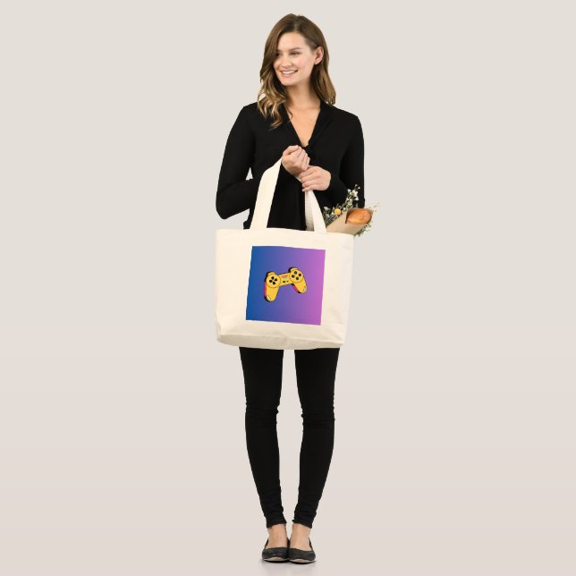 Bolsa Tote Grande Gamepad Bag (Frente (modelo))