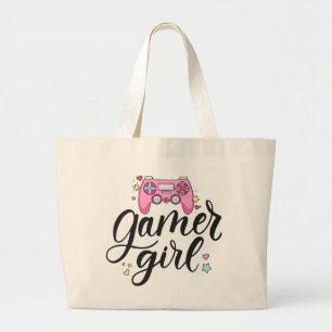 Bolsa Tote Grande Gamer Girl