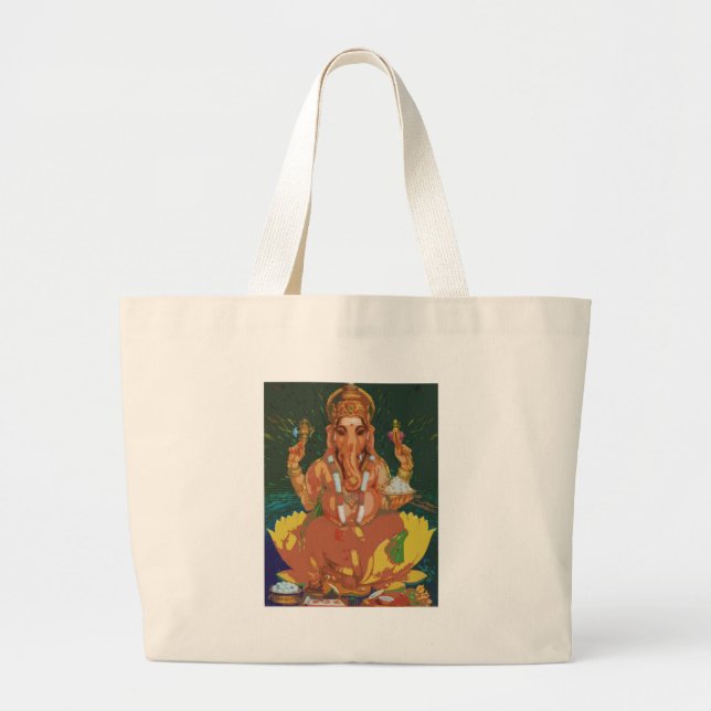 Bolsa Tote Grande Ganesha (Frente)