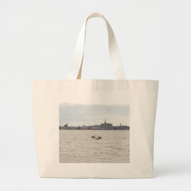Bolsa Tote Grande Gansos Selvagens (Frente)
