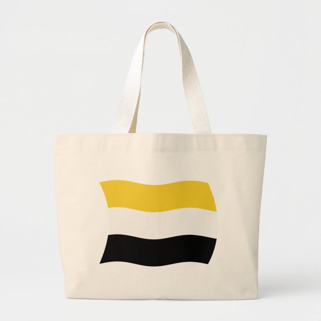 Bolsa Tote Grande Garifuna Flag Tote Bag (Frente)
