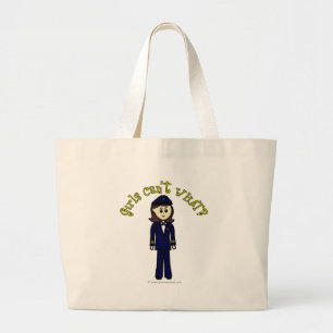 Bolsa Tote Grande Garota piloto