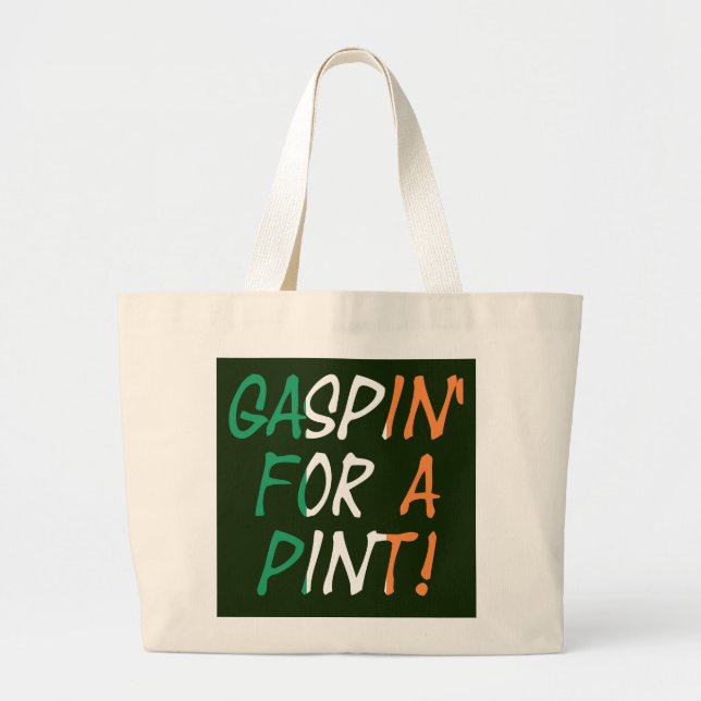 Bolsa Tote Grande Gaspin Para Um Pint Jtcn (Frente)