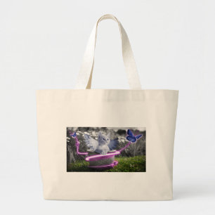 Bolsa Tote Grande gato-do-anjo