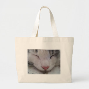 Bolsa Tote Grande Gato Dormindo