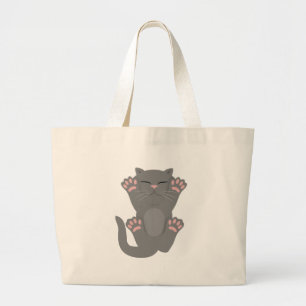 Bolsa Tote Grande Gato Dormindo