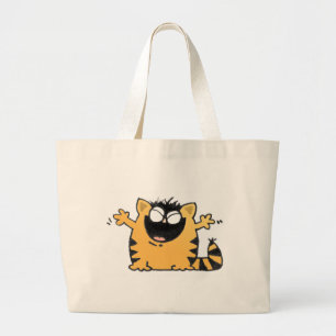 Bolsa Tote Grande Gato feliz