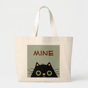 Bolsa Tote Grande Gato Frumpy