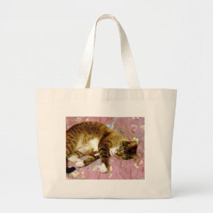 Bolsa Tote Grande Gato real, gato falsificado 2