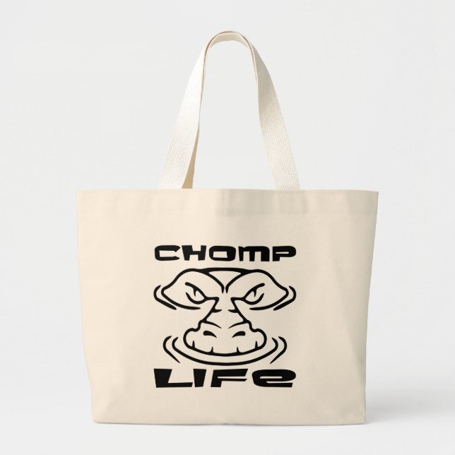 Bolsa Tote Grande Gator Chomp Life (Frente)