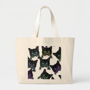 Bolsa Tote Grande Gatos legal