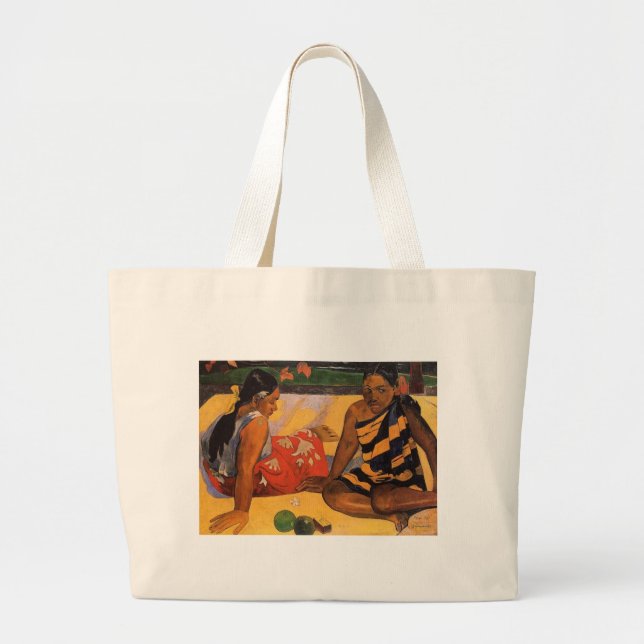 Bolsa Tote Grande Gauguin French Polynesia Tahiti Women (Frente)