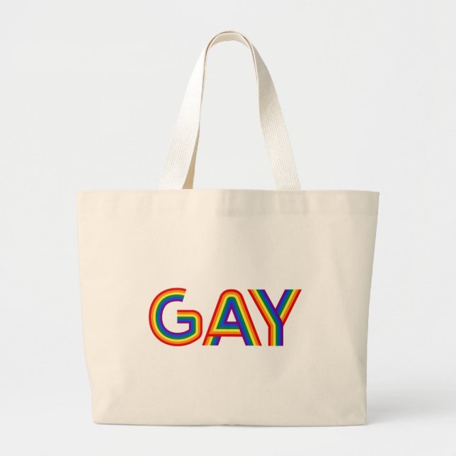 BOLSA TOTE GRANDE GAY (Frente)