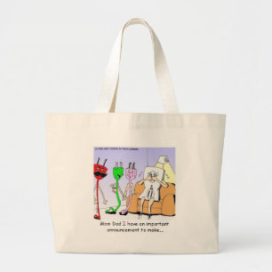 Bolsa Tote Grande GAY/Presentes de Lésbicas/de Relacionamento Funny