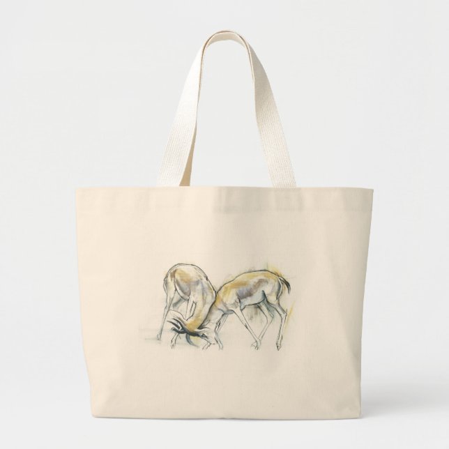 Bolsa Tote Grande Gazelas da areia 2009 5 (Frente)
