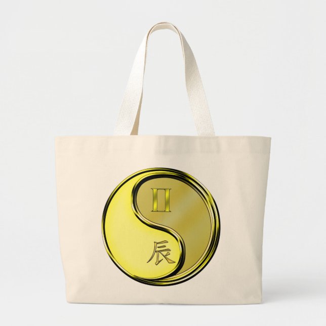 Bolsa Tote Grande Gemini & Metal Dragon (Frente)