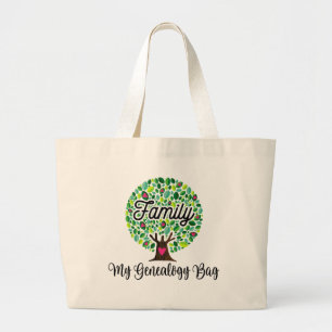 Bolsa Tote Grande Genealogista Oferta de História Familiar