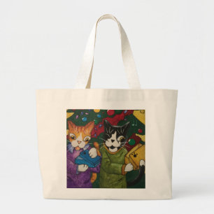 Bolsa Tote Grande Gift Cats