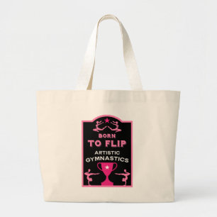 Bolsa Tote Grande Ginástica Artística Feminina e para Meninas