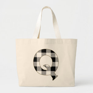 Bolsa Tote Grande Gingham Check Q