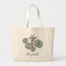 Bolsa Tote Grande Girafa-gafa-bónica