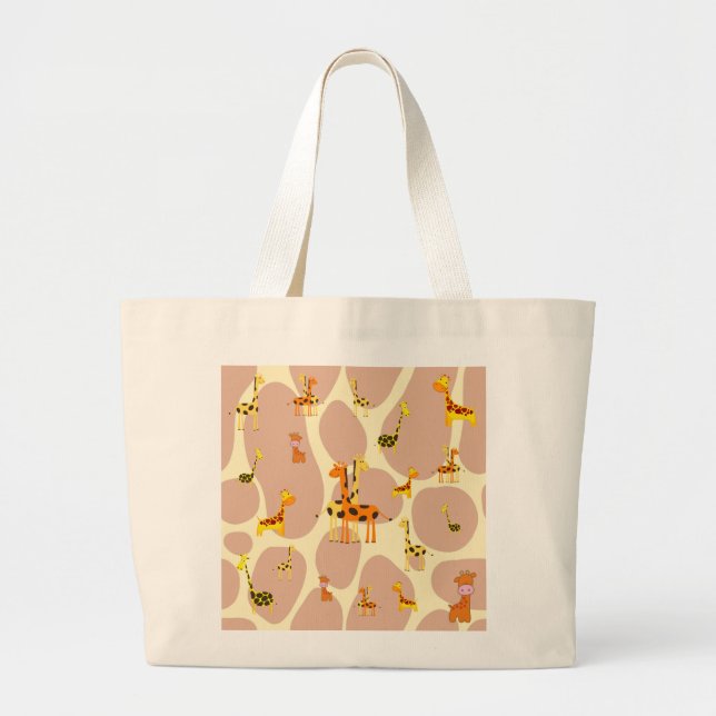 Bolsa Tote Grande Girafas (Frente)