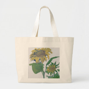 Bolsa Tote Grande Girassóis