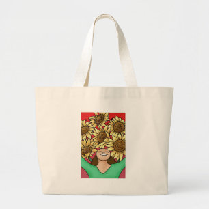 Bolsa Tote Grande Girassol